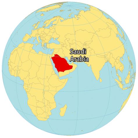 Training and Certification Options for MAP Saudi Arabia in World Map